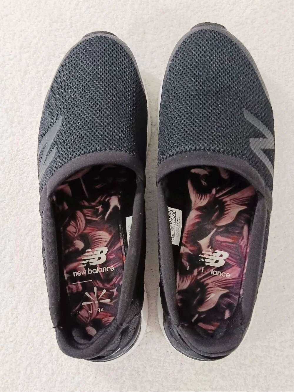 New Balance Cush+ 260 Black Mesh Slip On Shoes Womens 8.5 B